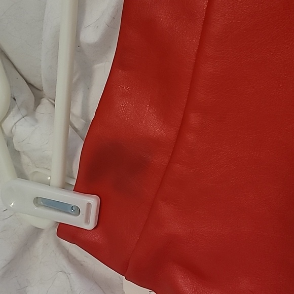 Red "leather" Juicy Couture skirt - Picture 7 of 7